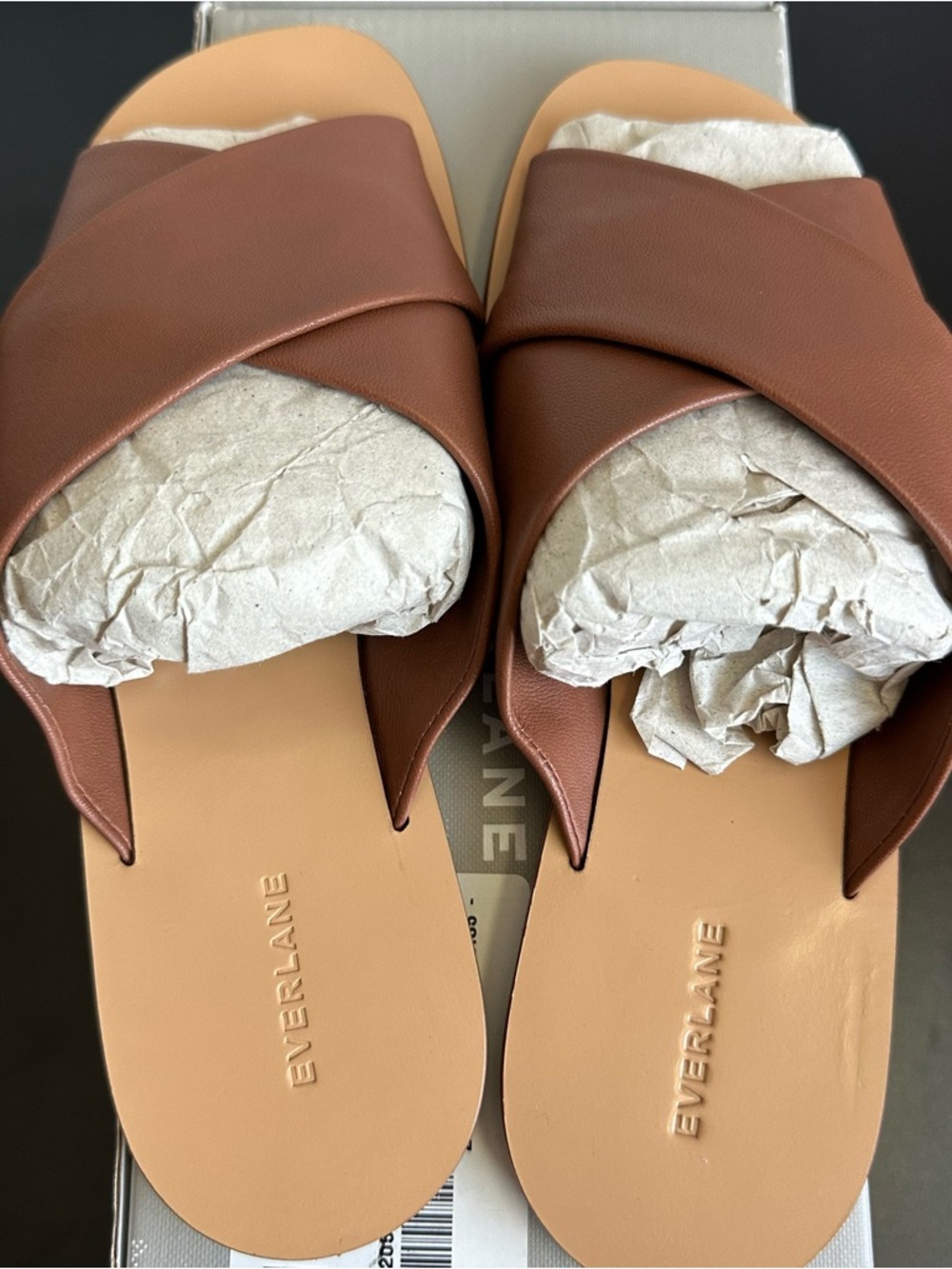 Everlane The Day Crossover Sandal in Sienna Brown Size: 6, NWB - Picture 7 of 15